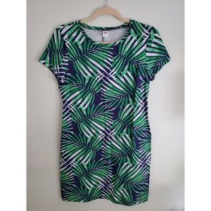 Old Navy Palm Print Dress M
